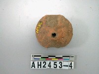 藏品(紅色素面陶紡輪)的圖片